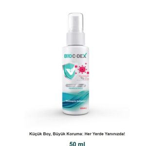BİOC-DEX Antiseptik Solusyon 50 ML
